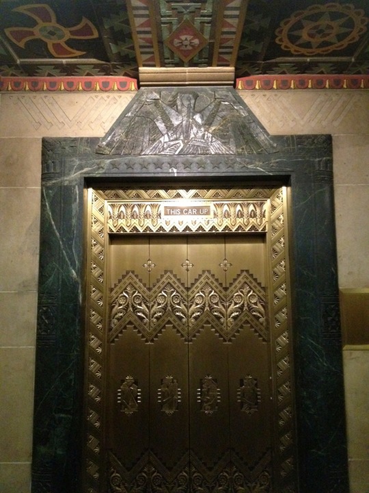 Elevator in the Buffalo City Hall