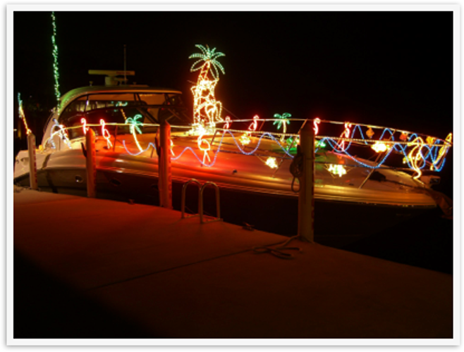 86 Decorated boats at Rum Runners in Cape Coral, FL